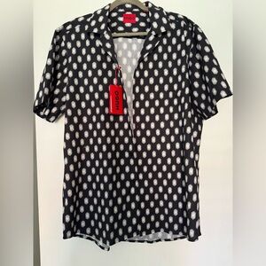 HUGO Black and White Shirt